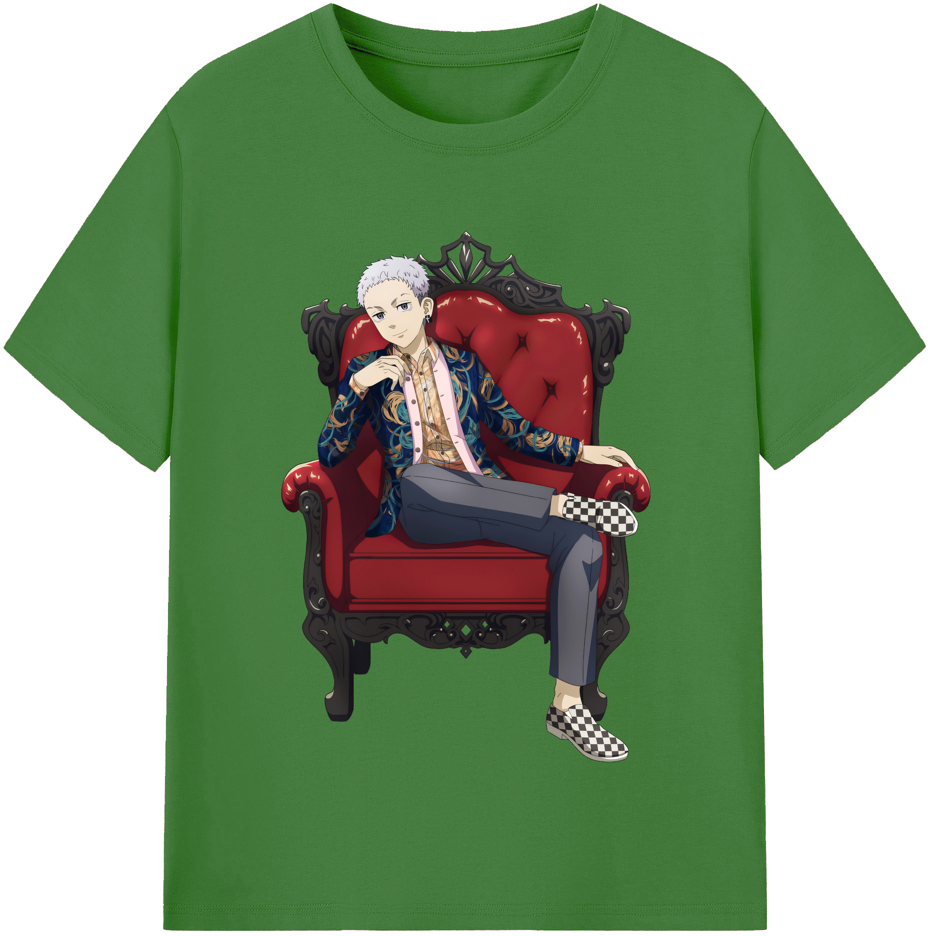 （画像用） 東京リベンジャーズ Tokyo Revengers レディースカジュアルプリントTシャツ（綿100％）